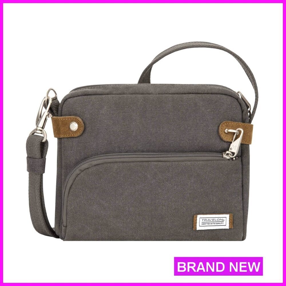 Anti-Theft Crossbody Bag Travel Everyday Secure RFID Blocking Slash Resistant